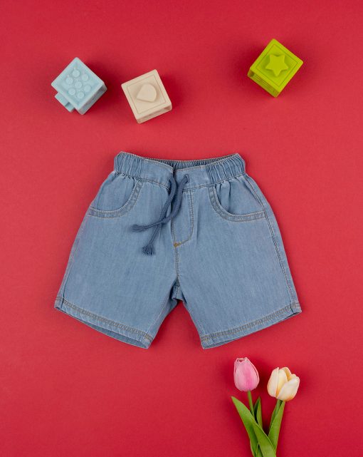 Pantaloni scurti denim, 128906204, 12/18m, denim, denim