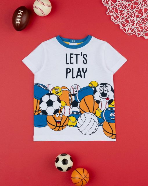 Tricou, 128908003, 9/12m, alb, funzione