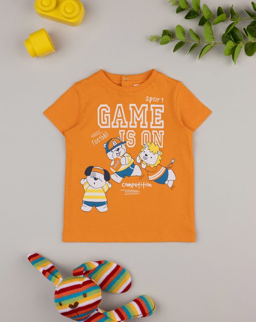 Tricou, 128908104, 12/18m, oranj, funzione