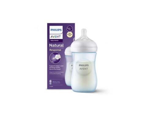 Biberon natural bleu 260ml Philips Avent(1m+)