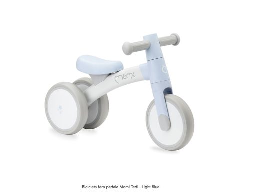 Bicicleta fara pedale Momi Tedi Light Blue