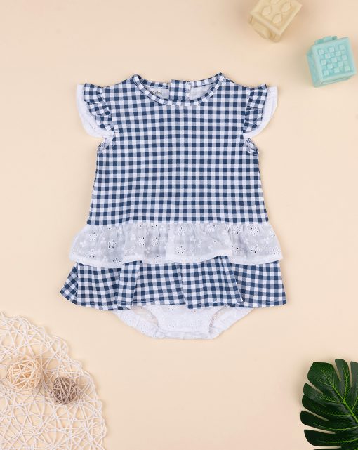 Salopeta, 140420601, 1/3 l, alb, girl-rossi e blu