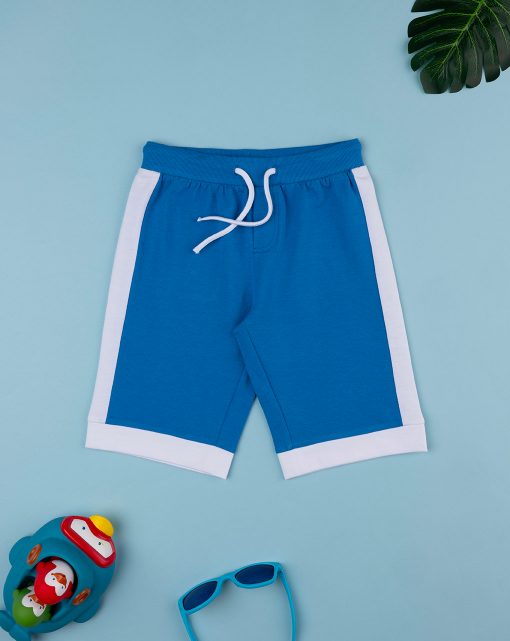 Pantaloni scurti, 140443701, 2/3 a, albastru, basic