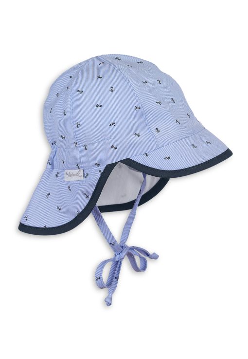 Sapca cu protectie gat, 1601832, bleu inchis, 325, 39