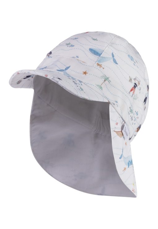 Sapca cu protectie gat, 1602436, alb, 500, 43