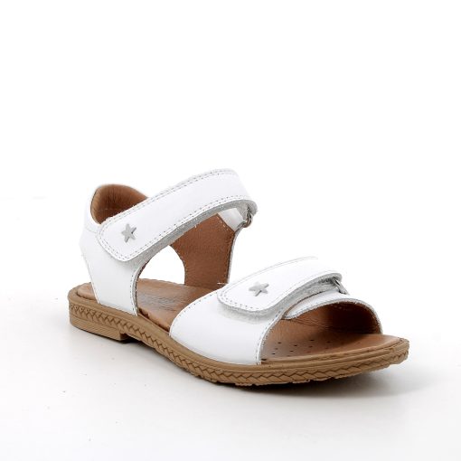 Sandale albe pentru fete pml 58887