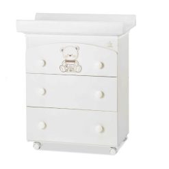 Comoda Italbaby Mon Amour - pvc alb