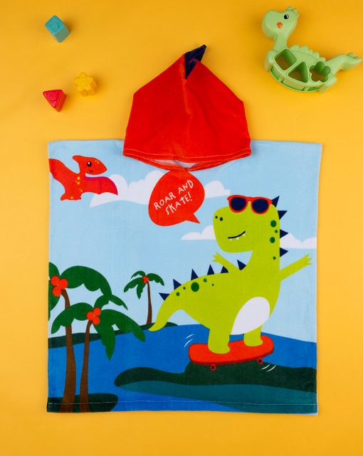 Poncho plaja Dinozaur