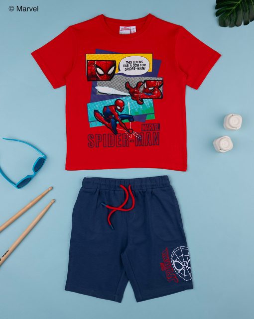 Set 2 piese, 140328206, 7/8 a, rosu, beachwear