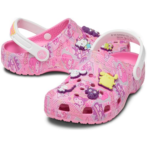 Papuci Crocs Classic Hello Kitty Clog