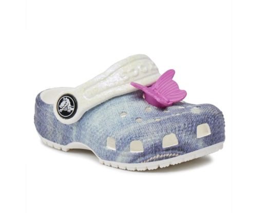 Papuci Crocs Classic Denim Clog