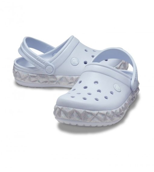 Papuci Crocs Geometric Glitter Band Clog