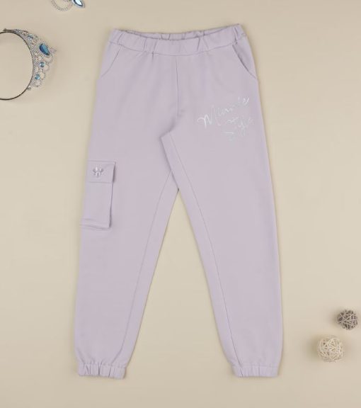 Pantaloni lungi mov Cozy Chic