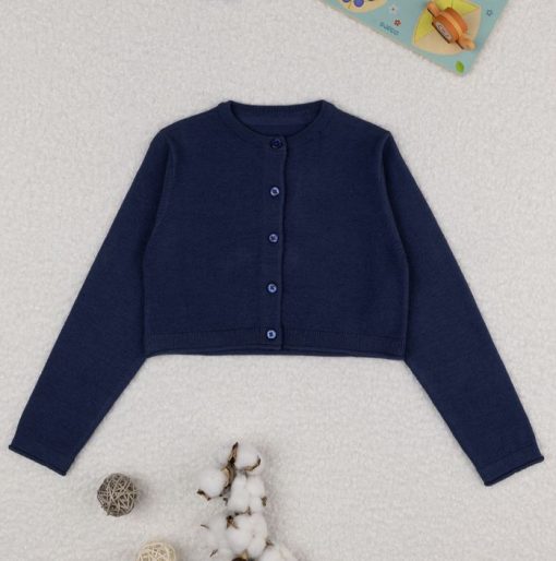 Cardigan tricot albastru Funzione