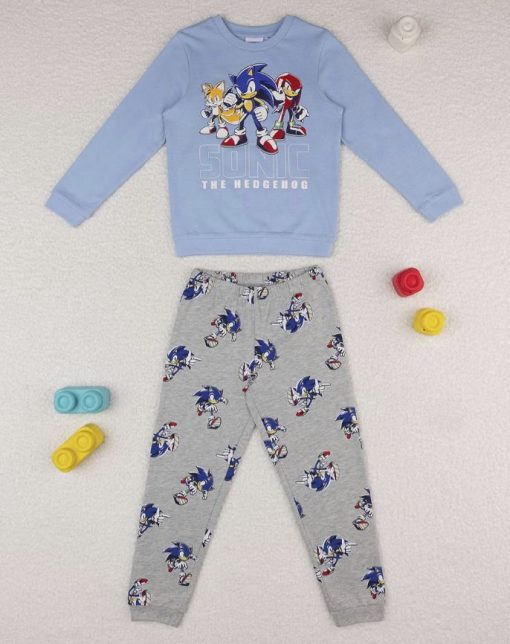 Pijamale maneca lunga, 143970402, 4/5 a, bleu, september