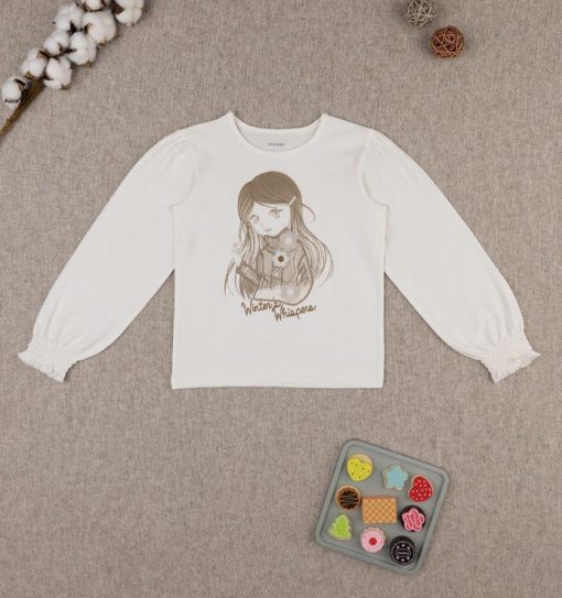 Bluza cu maneci bufante Soft Girl