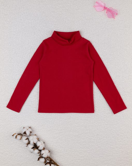 Bluza cu guler inalt Basic