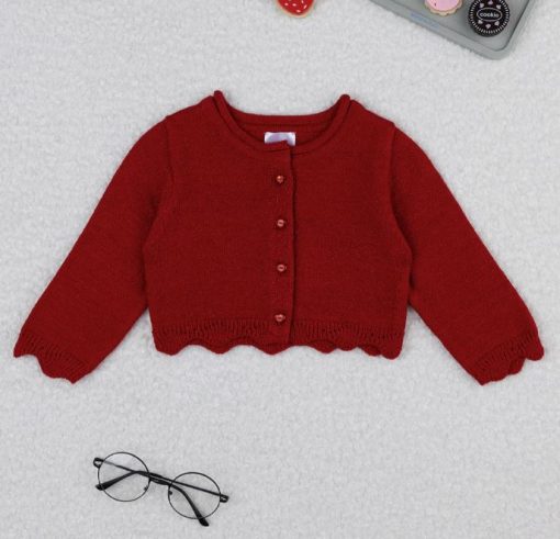 Cardigan rosu classic