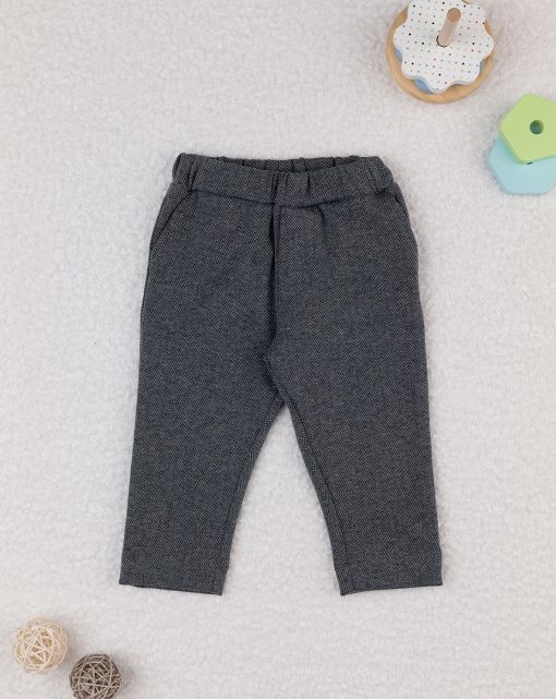 Pantaloni lungi gri classic
