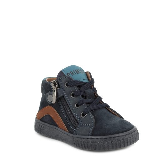 Pantofi cu fermoar bleumarin plr 69100