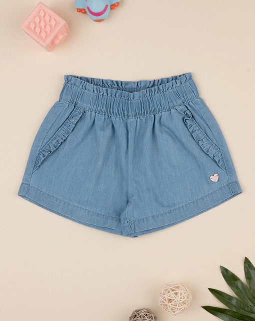 Pantaloni scurti denim