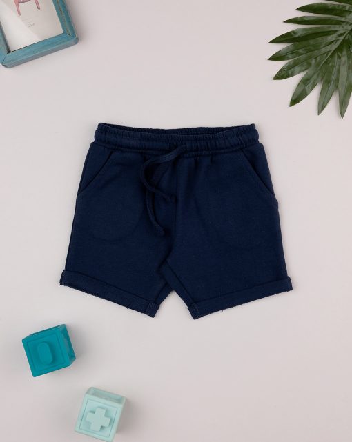 Pantaloni scurti bleumarin basic