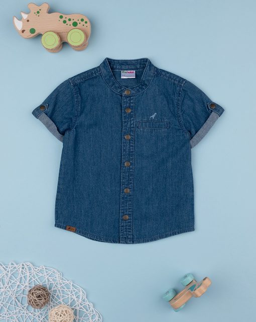 Camasa albastra denim