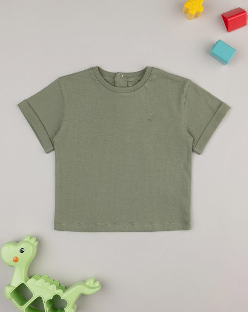 Tricou kaki basic