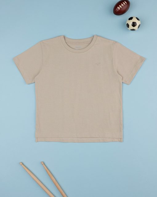 Tricou bej basic