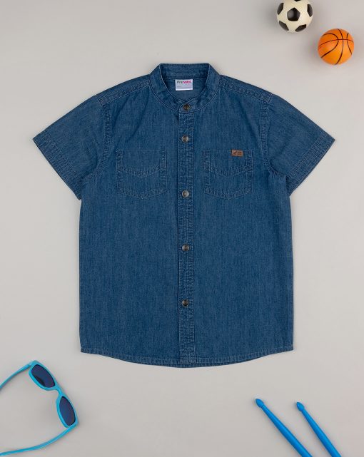 Camasa albastra denim
