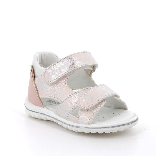 Sandale metalizate cu velcro