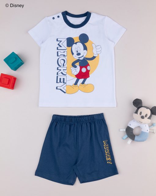 Pijamale maneca scurta Mickey Mouse
