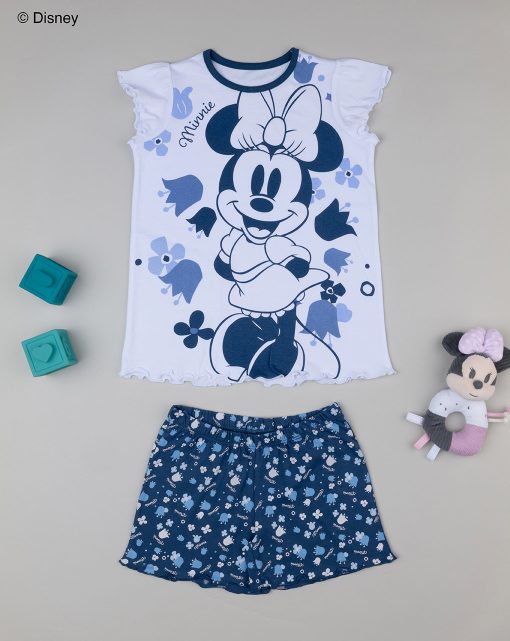 Pijamale maneca scurta Minnie
