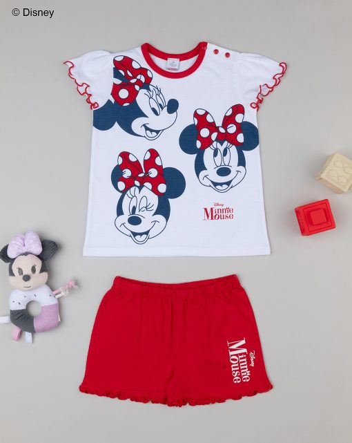 Pijamale maneca scurta Minnie