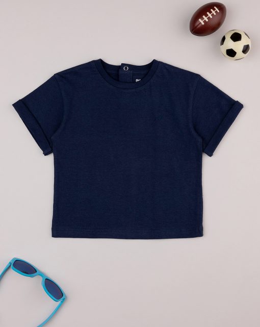 Tricou Basic bleumarin