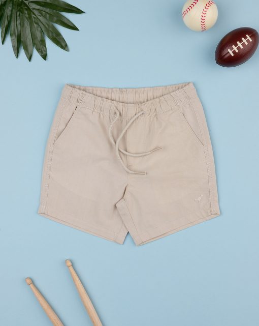 Pantaloni scurti Basic bej