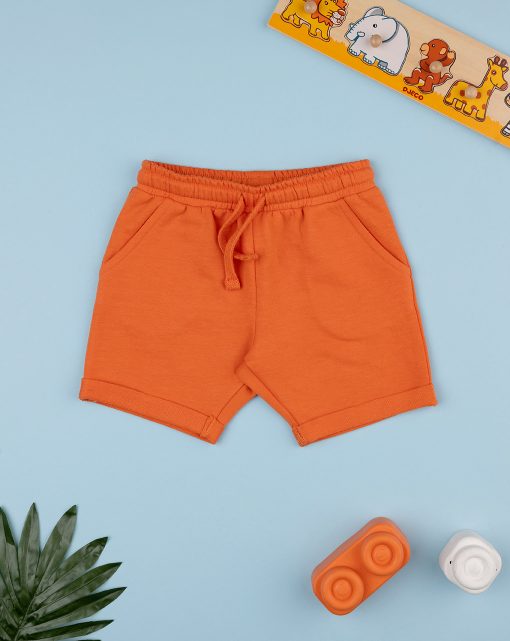 Pantaloni scurti Basic portocalii