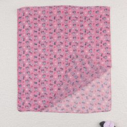 Esarfa flowers, 148828701, 2/8 a, roz, girl-scarves kid kind