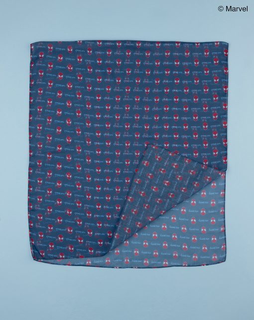 Esarfa spiderman, 148828901, 2/8 a, albastru, boys-scarves kid kind