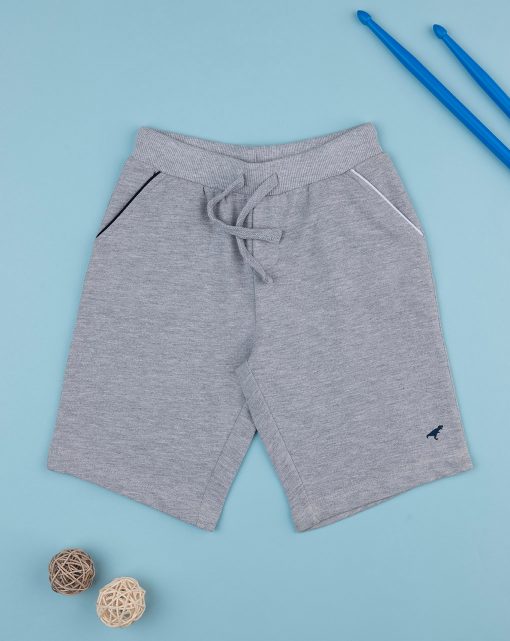 Pantaloni scurti gri basic