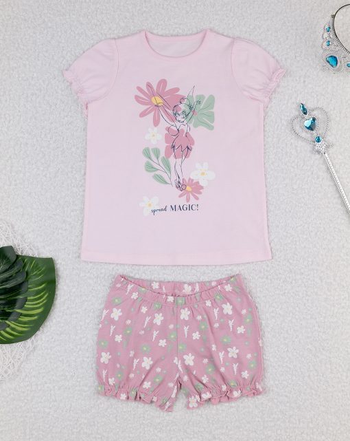 Pijamale maneca scurta Tinker Bell