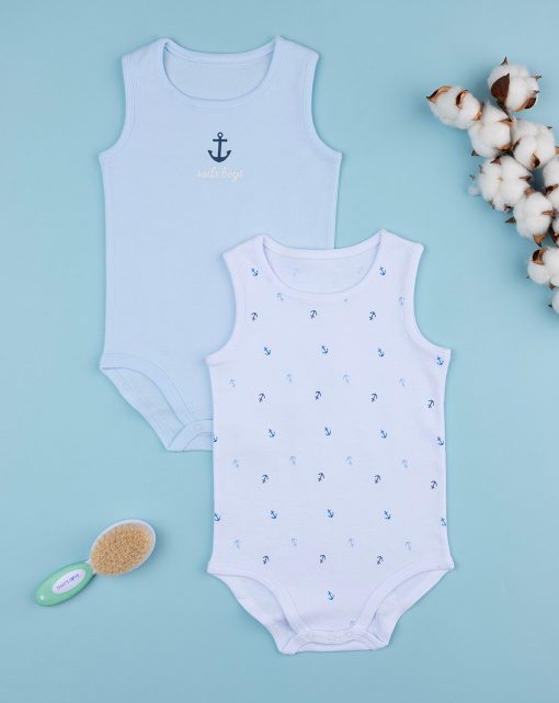 Set bodyuri fara maneca cu ancore