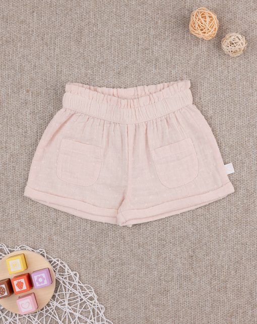 Pantaloni scurti roz Happiness