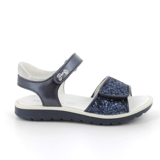 Sandale albastre cu velcro