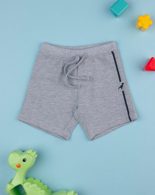Pantaloni scurti gri basic