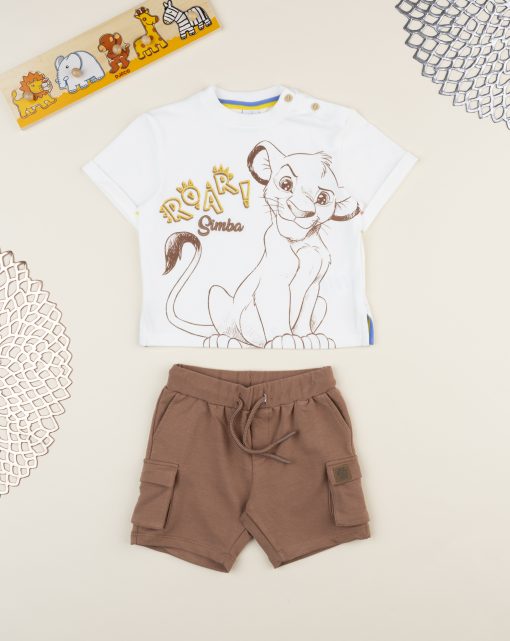Set tricou si pantaloni scurti Samba Safari