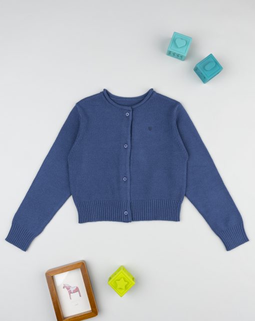 Cardigan albastru funzione